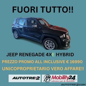 Jeep Renegade Renegade 1.3 T4 190CV PHEV 4xe AT6 Limited come nuova