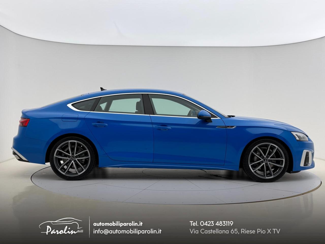 Audi A5 Sportback 40 2.0 tfsi mhev S-line edition S-tronic Blu Turbo