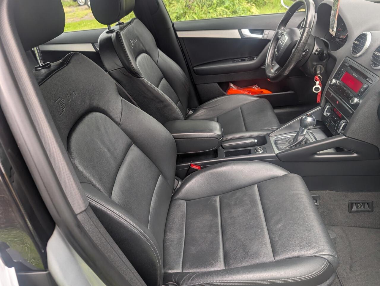 Audi A3 SPB 2.0 16V TFSI quattro S tronic Ambition UNICO PROPR TAGL. CERT.