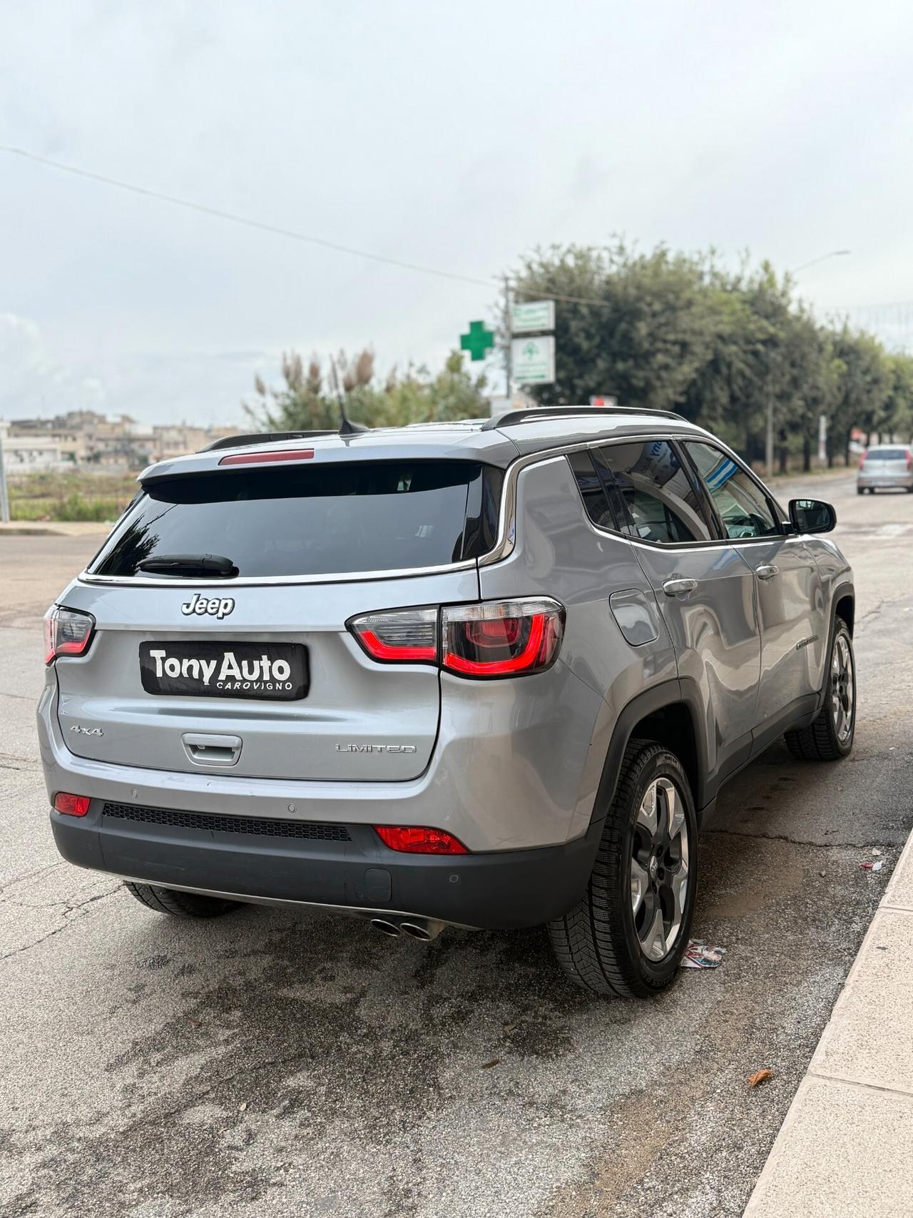 Jeep Compass 2.0 mjt Limited 4wd 140cv auto NAVI,BLUETHOOT,SENS.PARCHEGGIO,PELLE,FULL LED