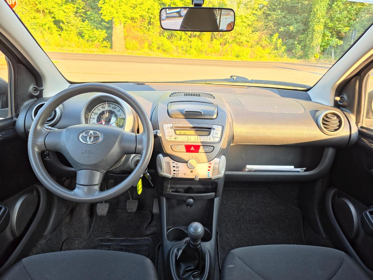 Toyota Aygo 1.0 12V VVT-i 5 porte Lounge Connect CV-68 E5B Manuale NEO 2012