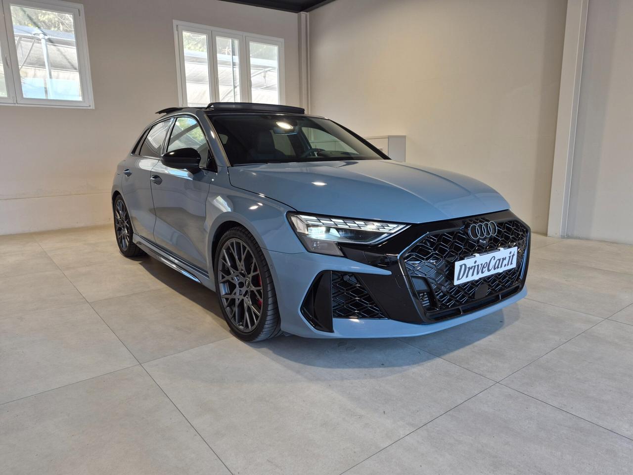 Audi A3 RS3 SPB SCARICHI TETTO MATRIX CARBONIO SONOS PELLE ACC PINZE ROSSE C19 280KM/H