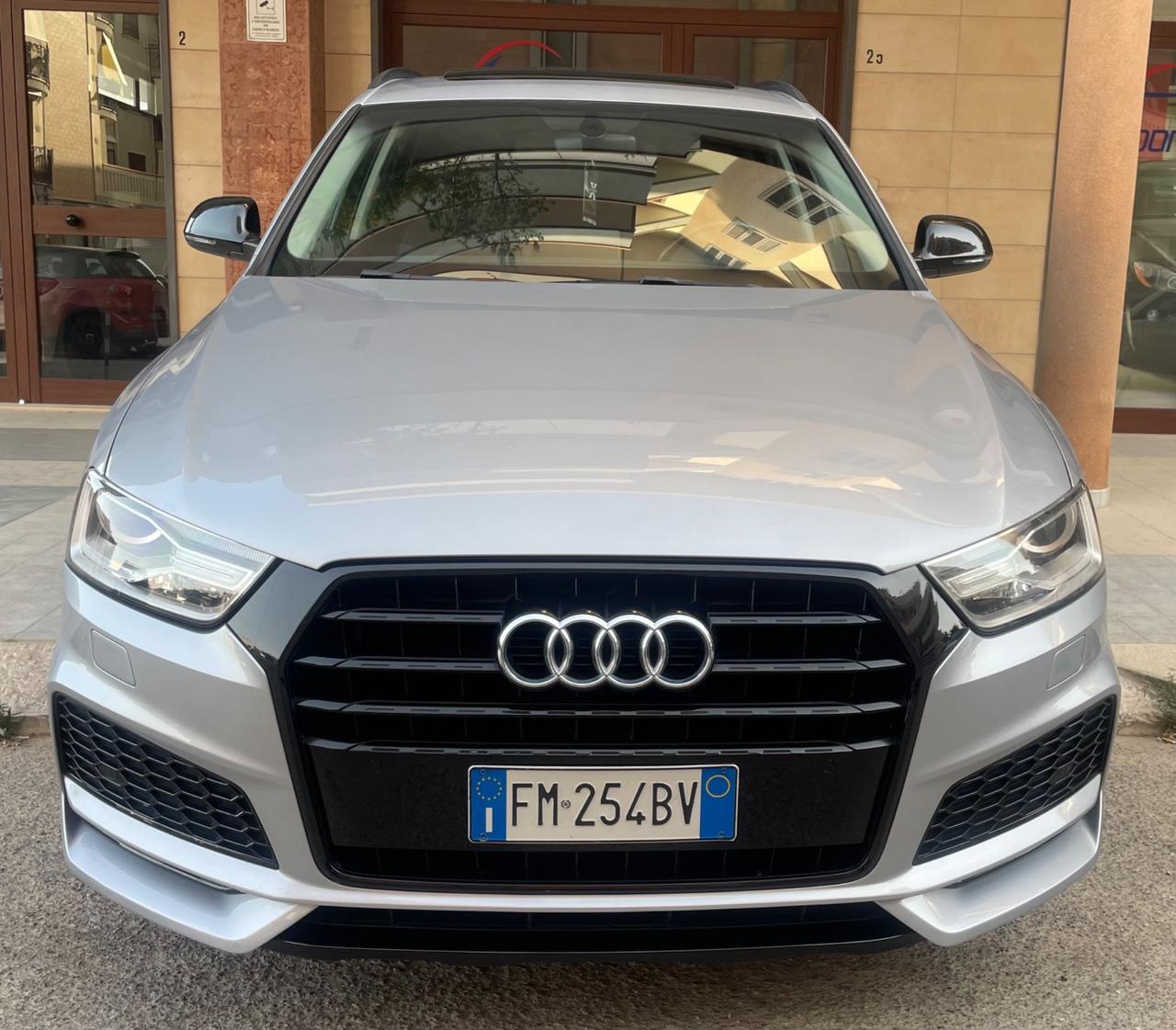 Audi Q3 2.0 TDI 150 CV SLINE COMPETITION TETTO NAVY PELLE XENO BOSE 19'