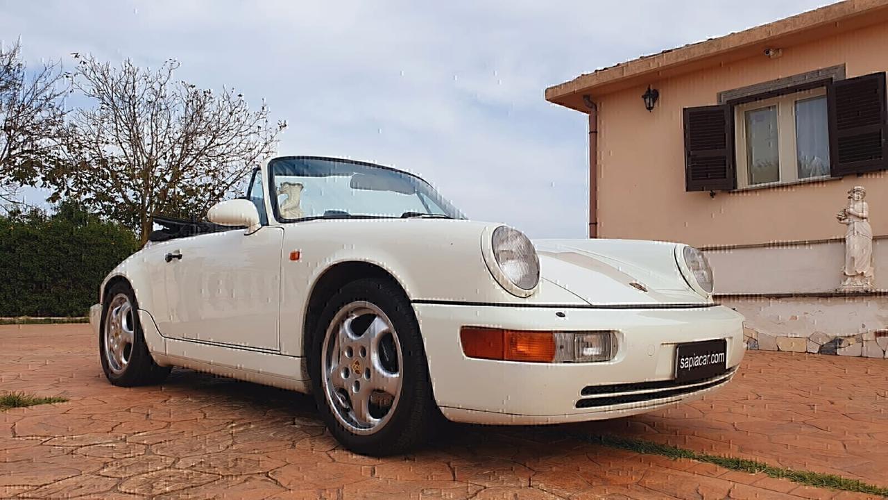 Porsche 964 911 Carrera 2 Cabriolet ASI targa ROMA