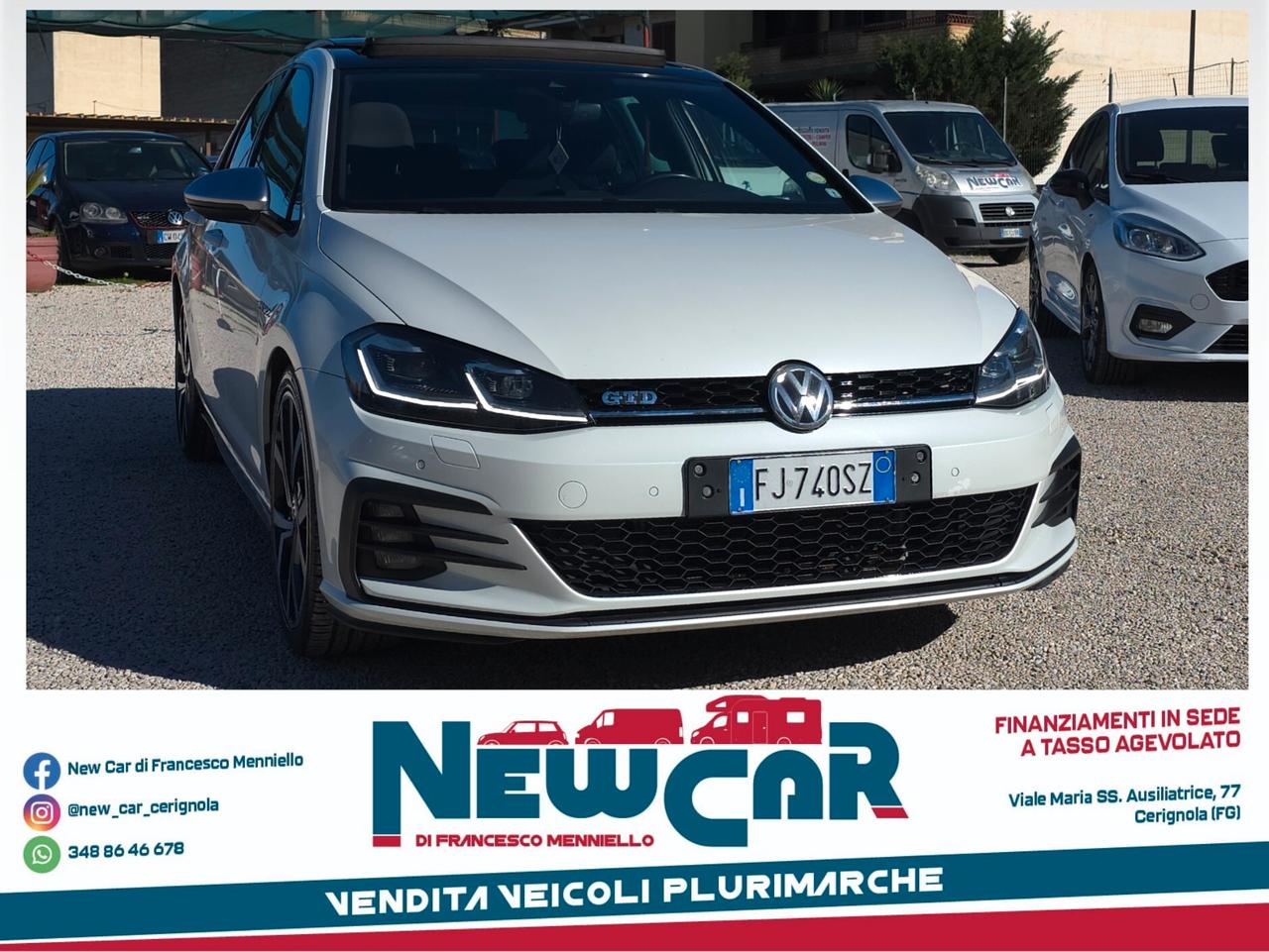 Golf GTD 2.0 Tdi 184cv - DSG - SOUND - TETTO - VIRTUAL