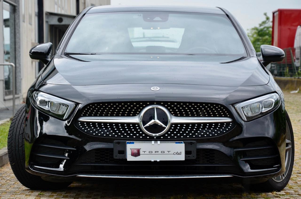 MERCEDES-BENZ A 180d PREMIUM 116cv AUTO, UNICOPROP, SERVICE MERCEDES, UFF ITALIANA, EURO 6D, FARI LED, LUCI AMBIENTE, PERMUTE