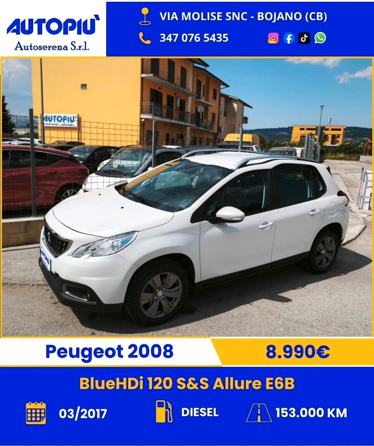 Peugeot 2008 BlueHDi 120 S&S Allure E6B