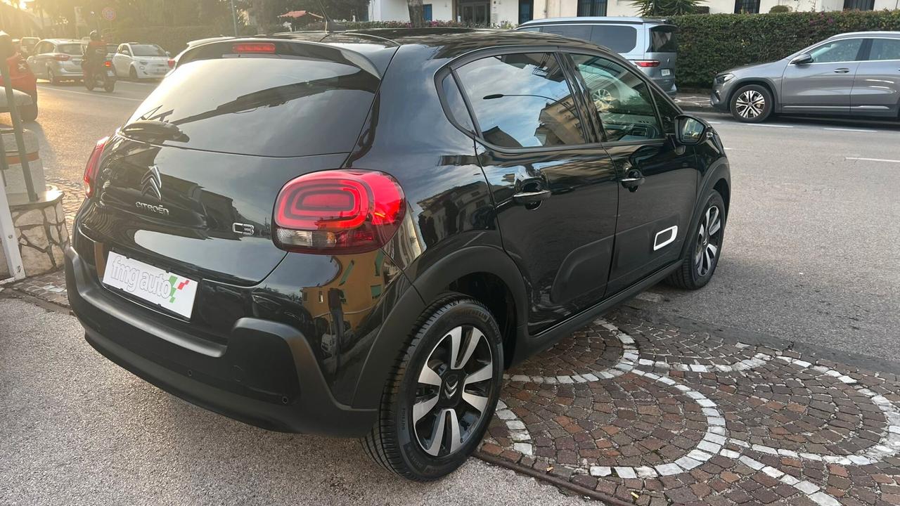 Citroen C3 PureTech 110 S&S EAT6 Max KM 21.295 NERO