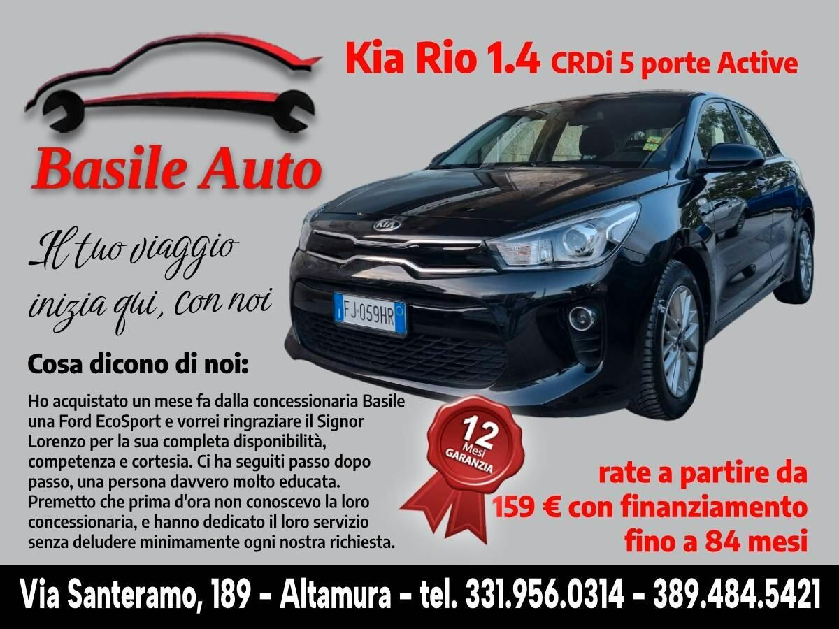 Kia Rio 1.4 CRDi 5 porte Active