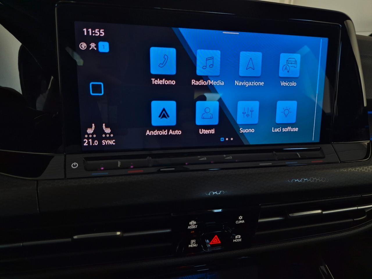 Volkswagen Golf GTI 5 PORTE LED NAVI CARPLAY C.18 NERI AUTO UFFICIALE VW 1 PROPRIETARIO