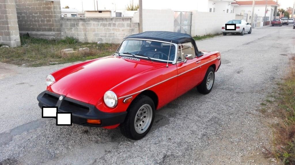 Mg MGB Roadster 1.8cc, anno 1978, certificata ASI