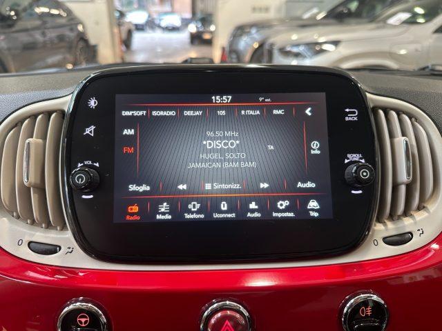 FIAT 500 1.2 Lounge - LED - Carplay - PDC -Clima Auto-Tetto