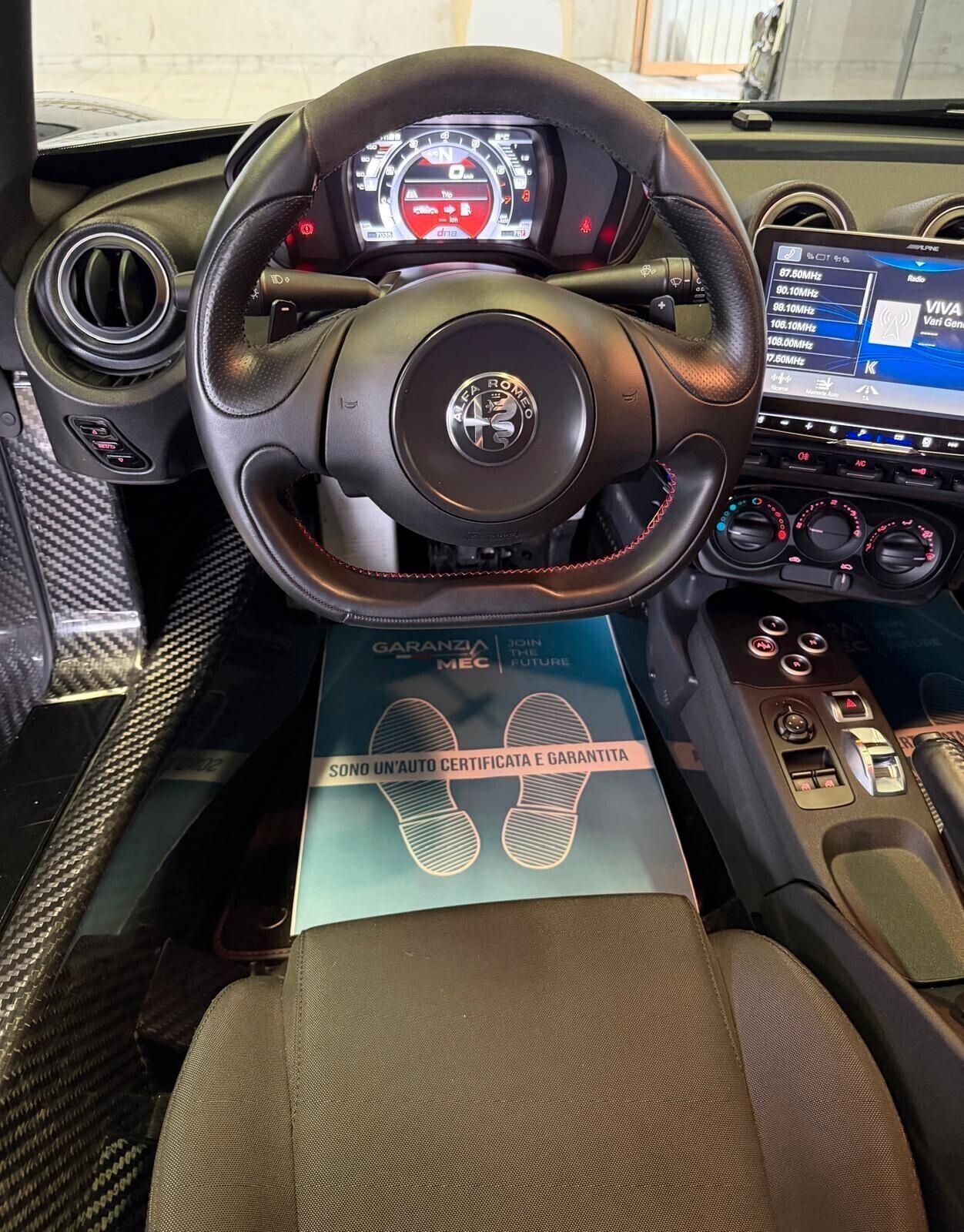 Alfa Romeo 4C OFFERTA LIMITATA ENTRO 15/12+Iva esposta+Assetto sportivo+Alpine Km 7.000