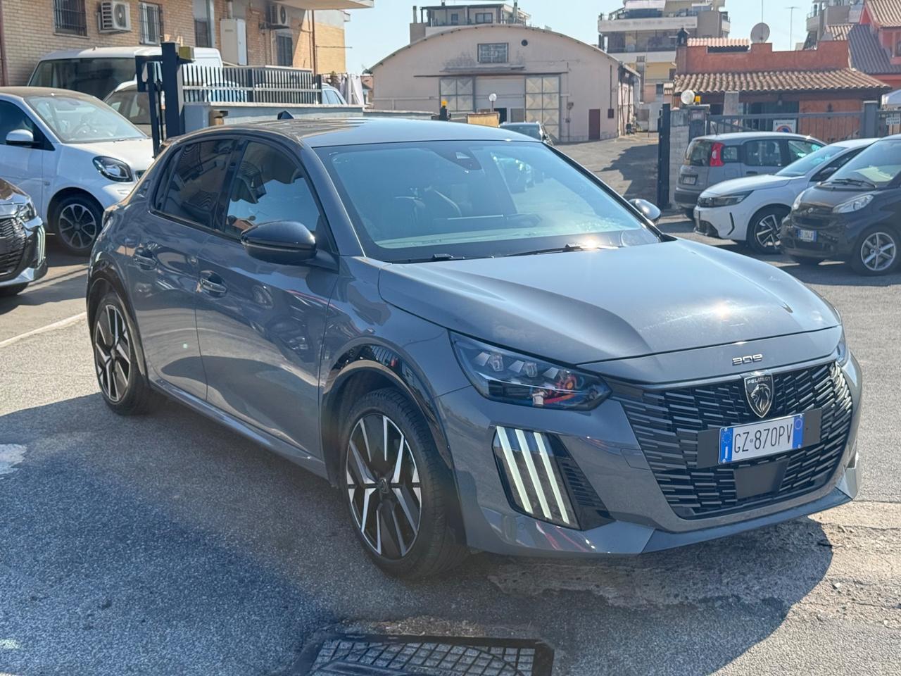 Peugeot 208 Hybrid 145 e-DCS6 GT Grigio Selenium