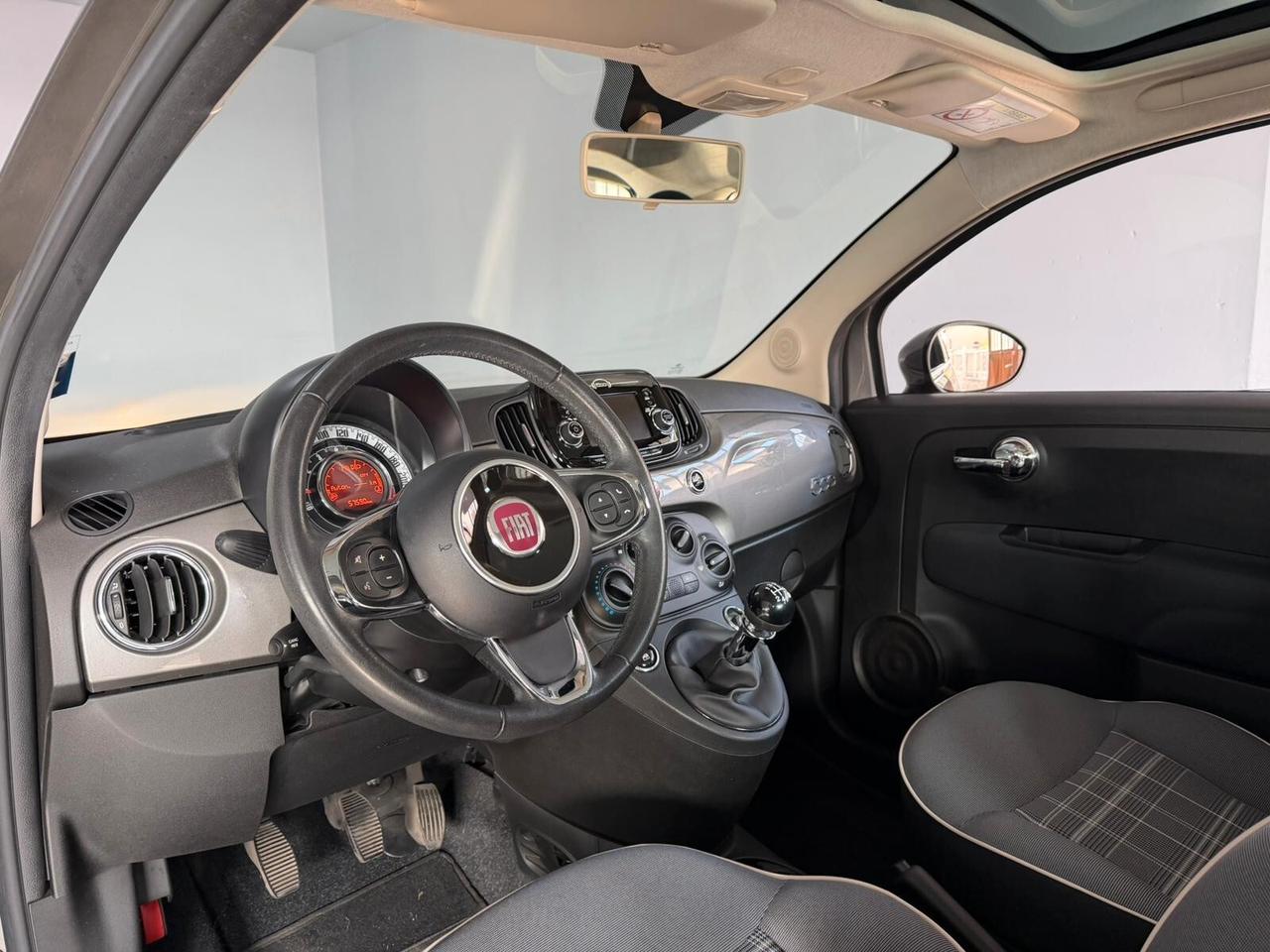 Fiat 500 1.2cc LOUNGE 69cv E6 - UNICO PROPRIETARIO