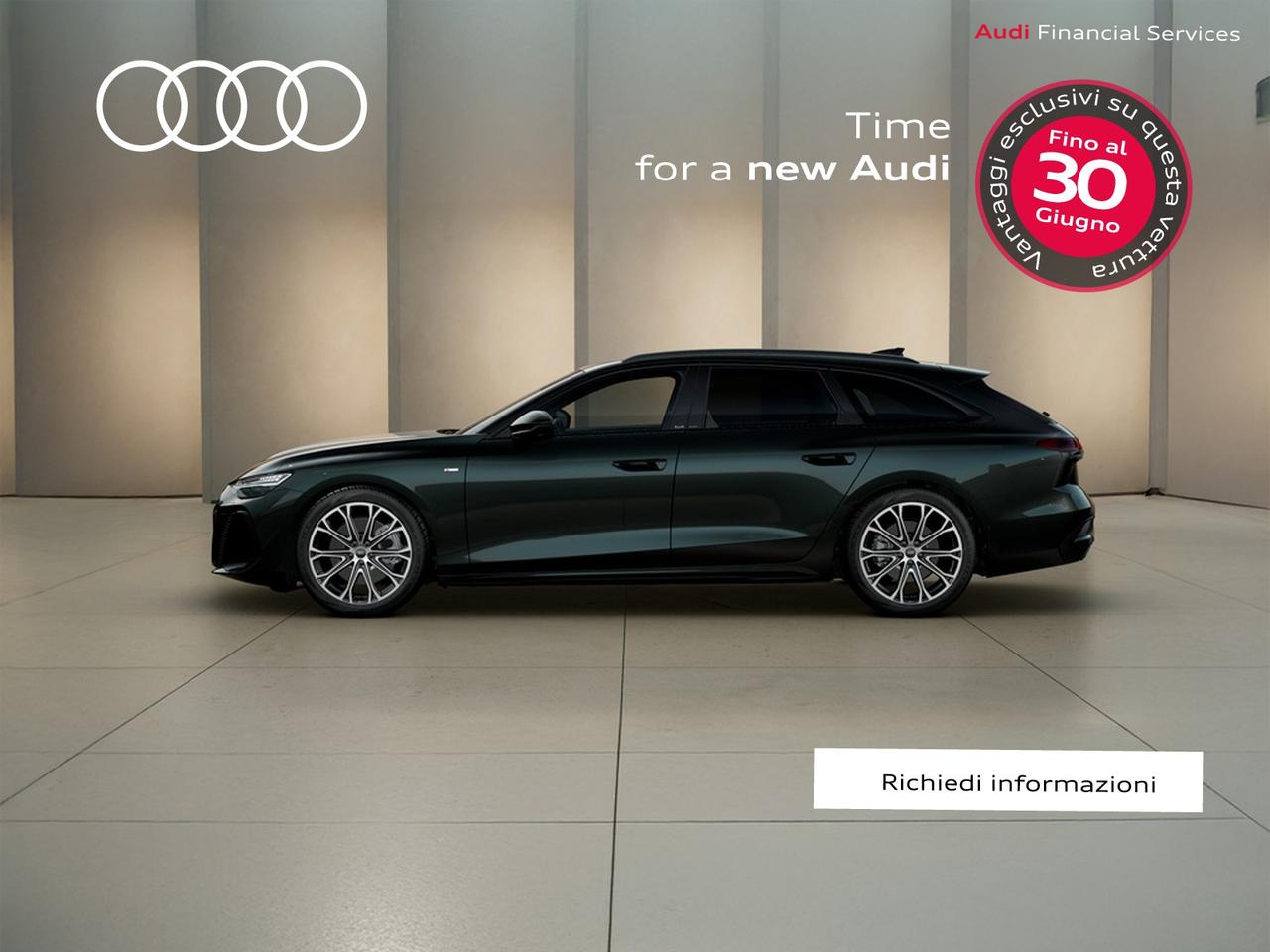 Audi A6 avant 2.0 tdi mhev + s line edition quattro 204cv s-tronic