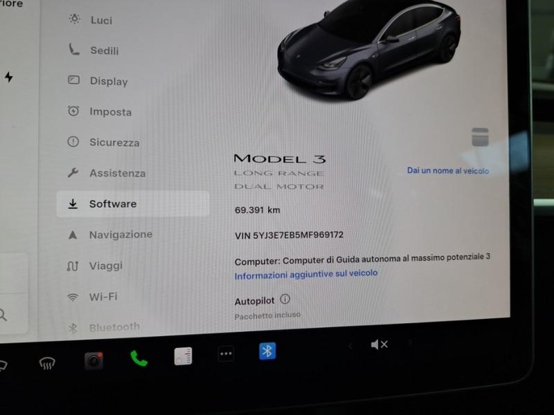 TESLA MODEL 3 75 KWH LONG RANGE DUAL MOTOR AWD 4 PORTE BERLINA