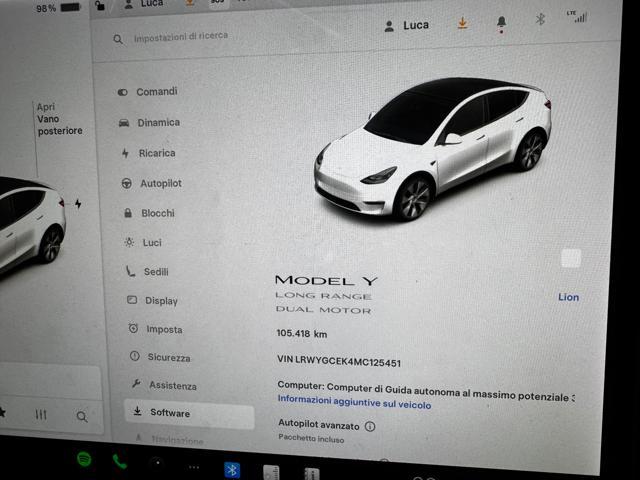 TESLA Model Y Model Y 2021 LONG RANGE DUAL MOTOR AWD#SENSORIPARK