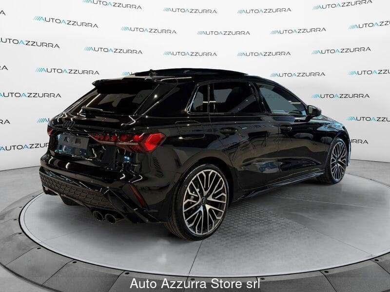 Audi A3 S3 SPB TFSI 333 CV quattro S tronic *TETTO, C. 19'', PROMO AZZURRA*
