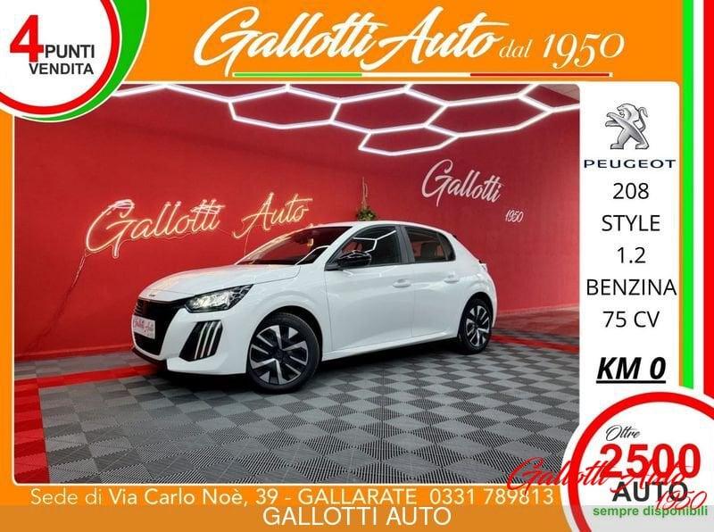 Peugeot 208 PureTech 75 S&S Style-NESSUN OBBL. FIN.