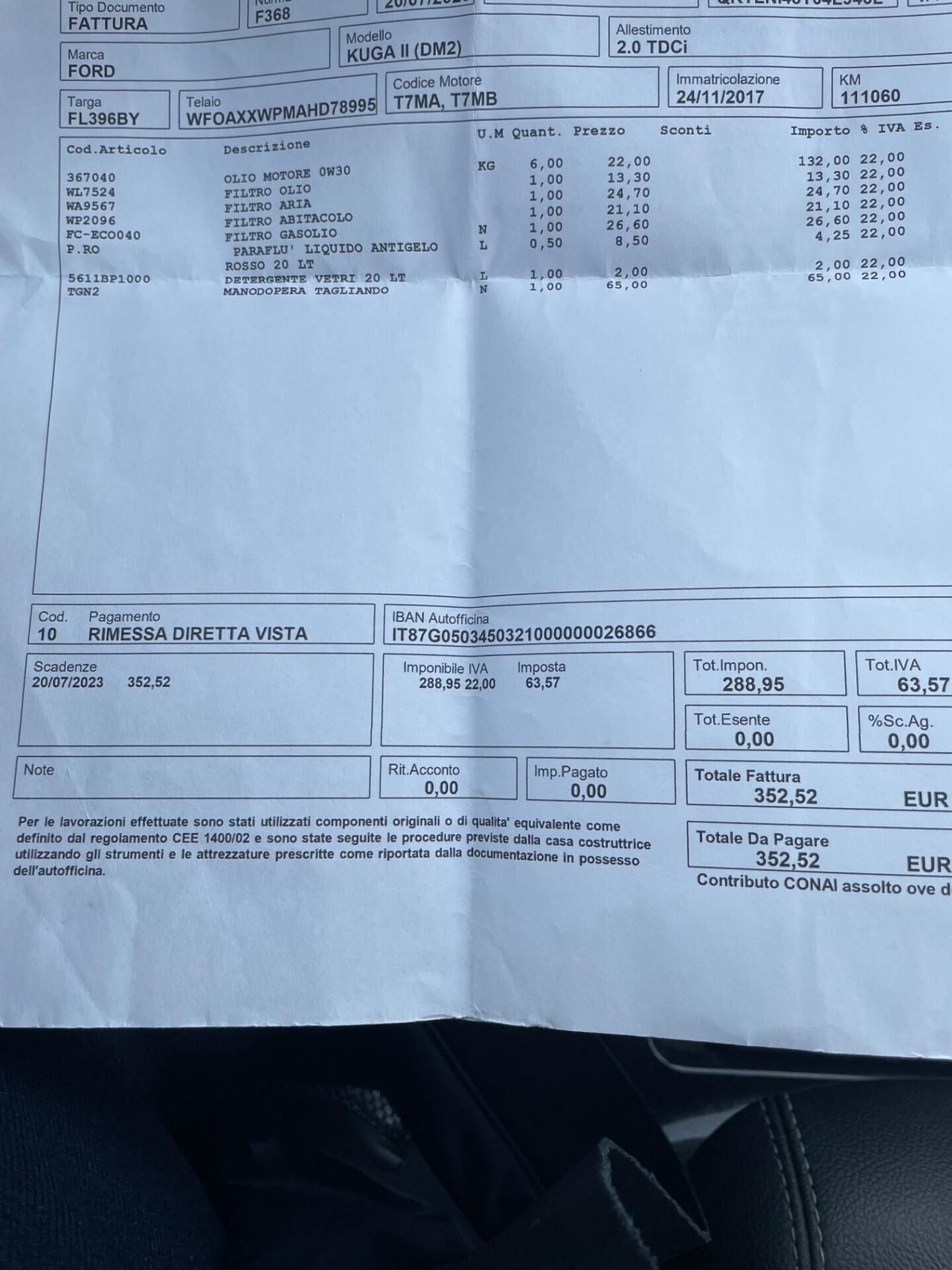 Ford Kuga 1.5 TDCI 120 CV S&S 2WD*Navi*Euro6 *Cerchi*