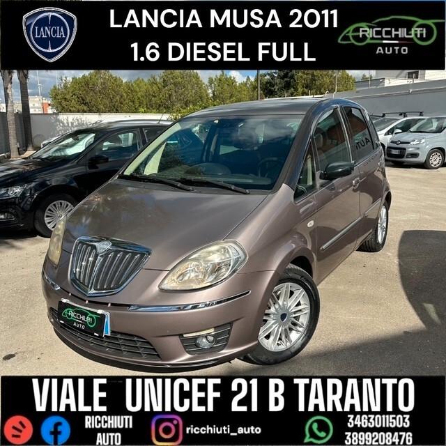 LANCIA MUSA 1.6 MJT DIESEL FULL OPTIONAL 2011