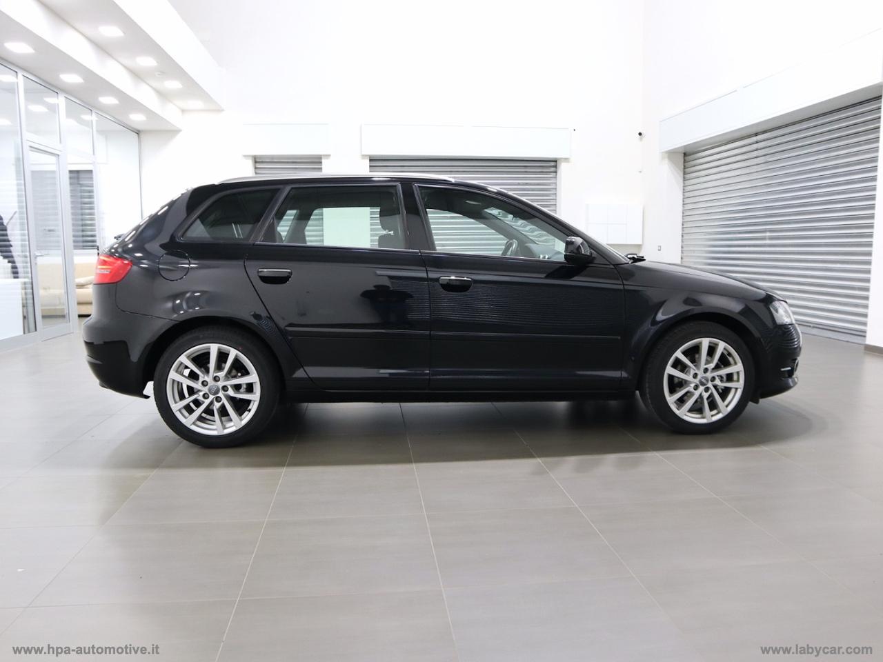 AUDI A3 SPORTBACK 1.6 TDI 105CV BI XENON LED SENSORI CERCHI 17
