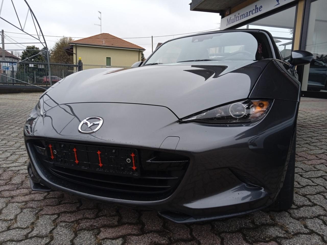 Mazda MX-5 RF LED 17" SENS PARK PELLE TOTALE CRUISE CONTROL SEDILI RISCALDATI NAVY IN ARRIVO OPZIONABILE