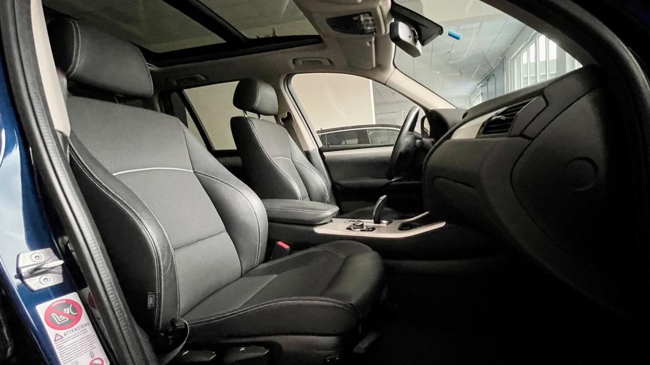 BMW X3 X-DRIVE 20D 2.0 ELETTA 184 CV - FULL LED, PELLE, TETTO