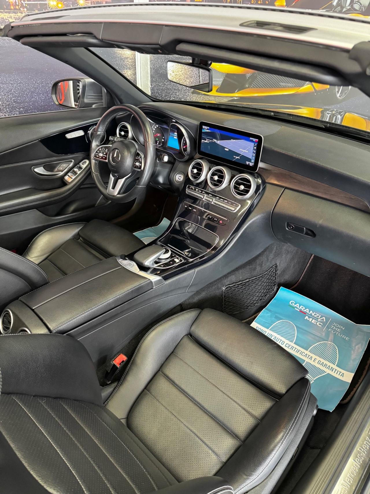 MERCEDES C200 EQ-BOOSTCABRIO PREMIUM CERTIFICATA OK PERMUTE GARANZIA INCLUSA