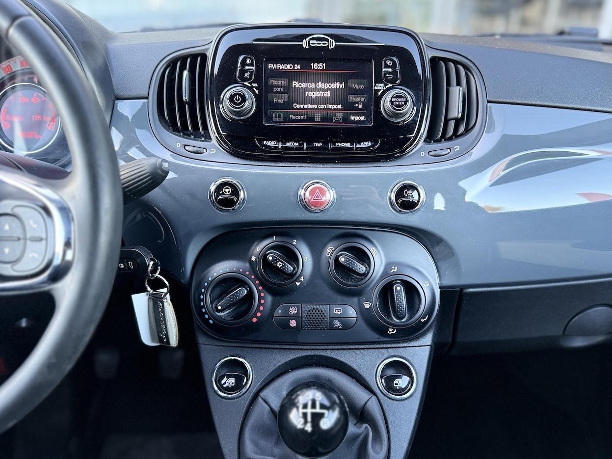 Fiat 500 1.2 Benzina 69CV E6 Neo. Cabrio - 2020