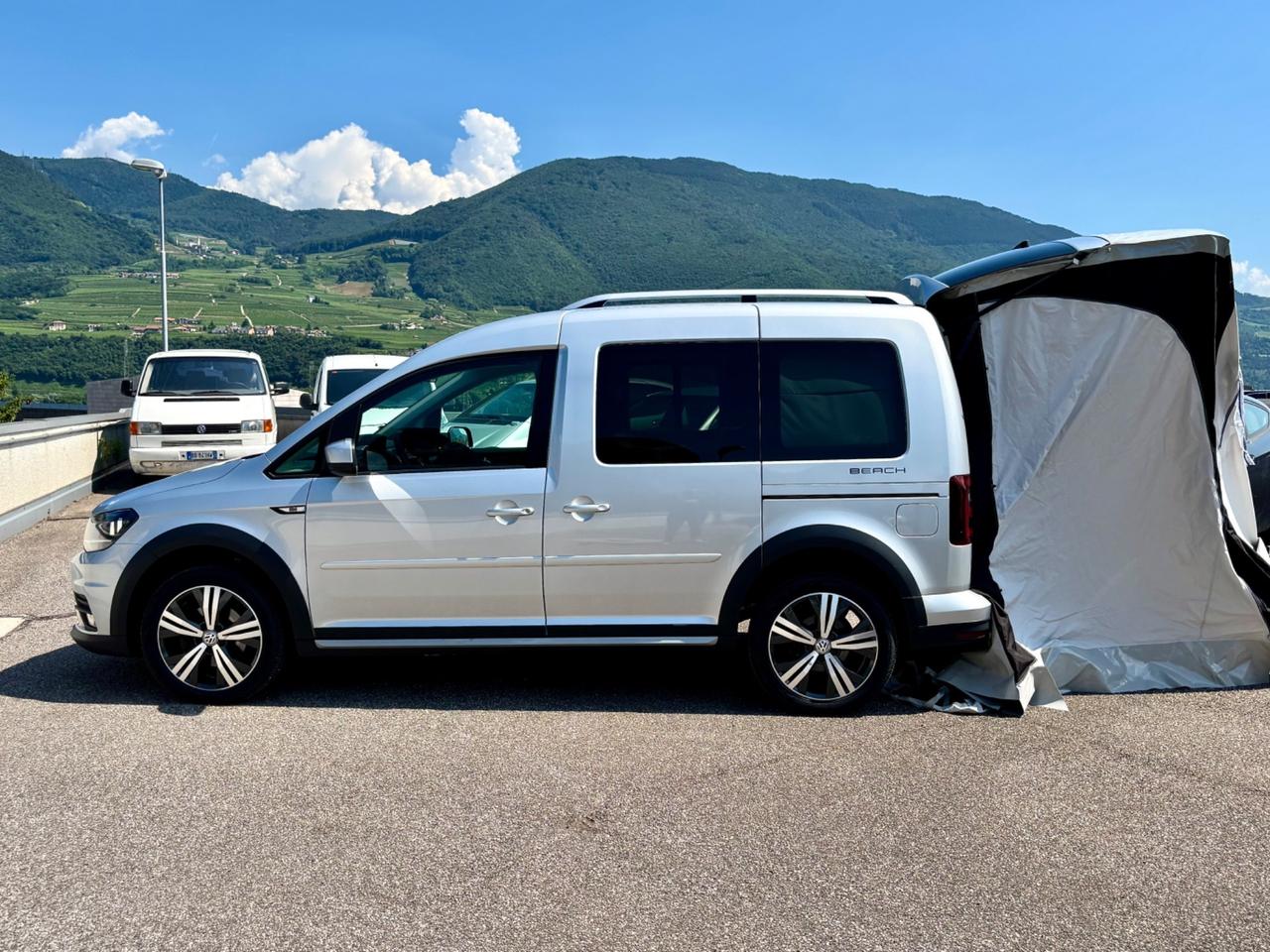 Volkswagen Caddy 2.0 TDI 102 CV Beach+Alltrack+Webasto+Veranda+Gancio