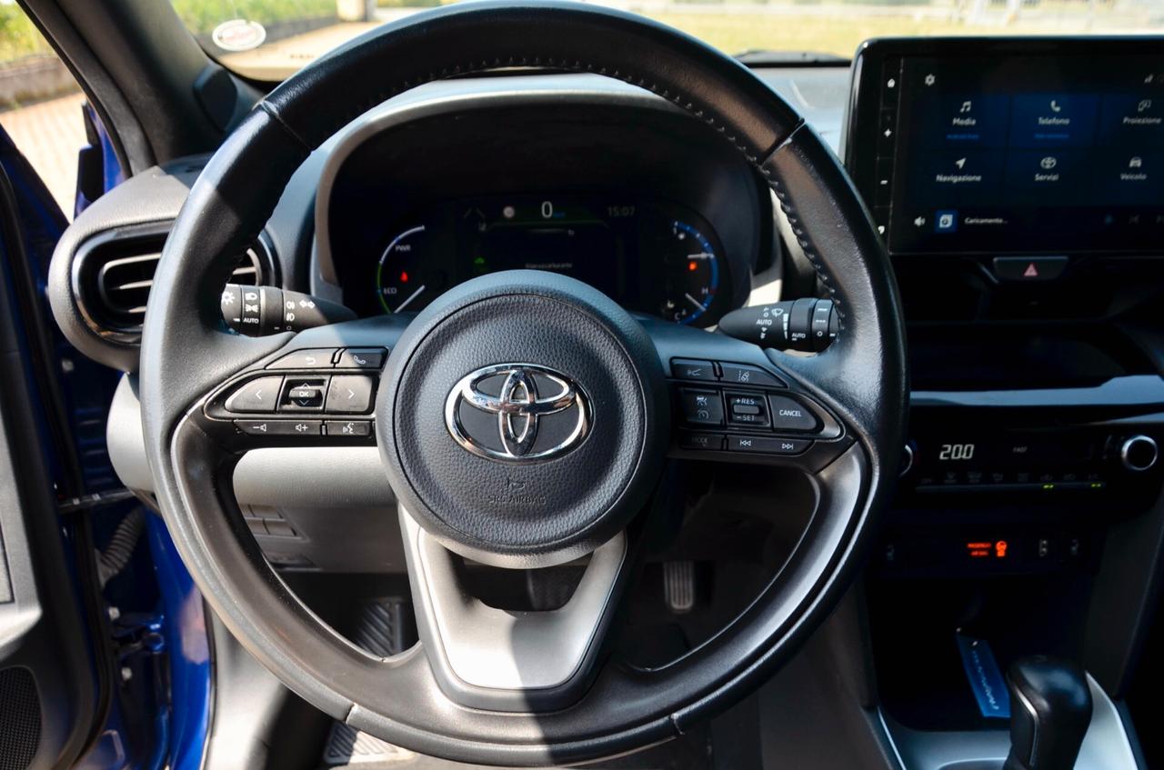TOYOTA YARIS CROSS 1.5 FULL HYBRID TREND FWD 116cv E-CVT, GARANZIA UFF TOYOTA, UFF ITALIANA, EURO 6D, FARI LED, RETROCAMERA, PERMUTE