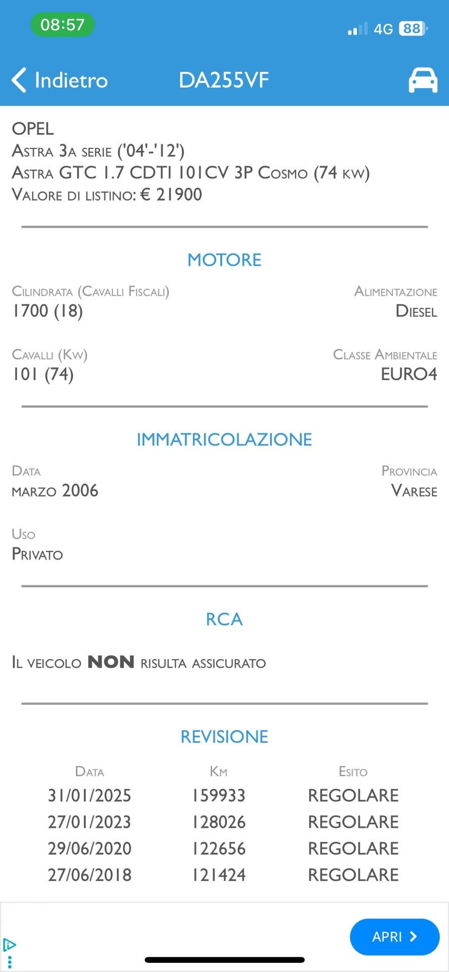 Opel Astra GTC 1.7 CDTI