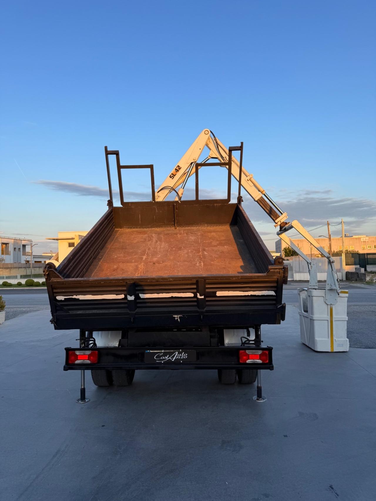 IVECO DAILY 70C17 GRU + CESTELLO RIBALTABILE