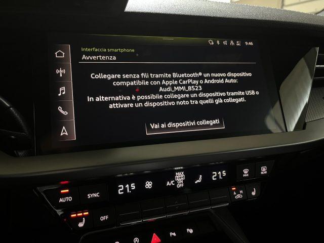 AUDI A3 SPB 35TFSI 150cv Hybrid S line Stronic "18 Sline