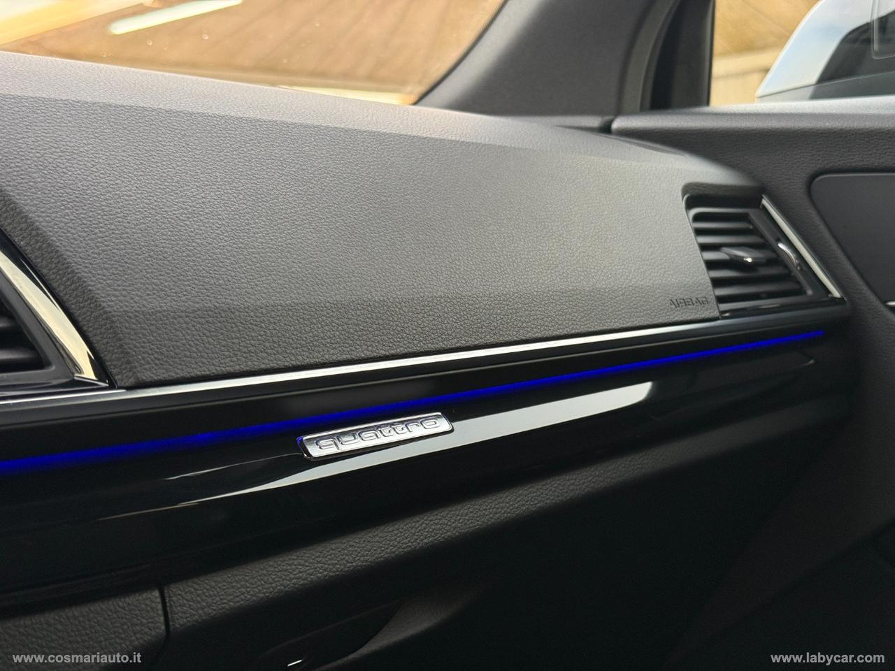 AUDI Q5 SPORTBACK SPB 40 TDI QUATTRO S TRONIC S LINE PLUS IDENTITY BLACK, FARI MATRIX, LUCI AMBIENTE, CARPLAY,