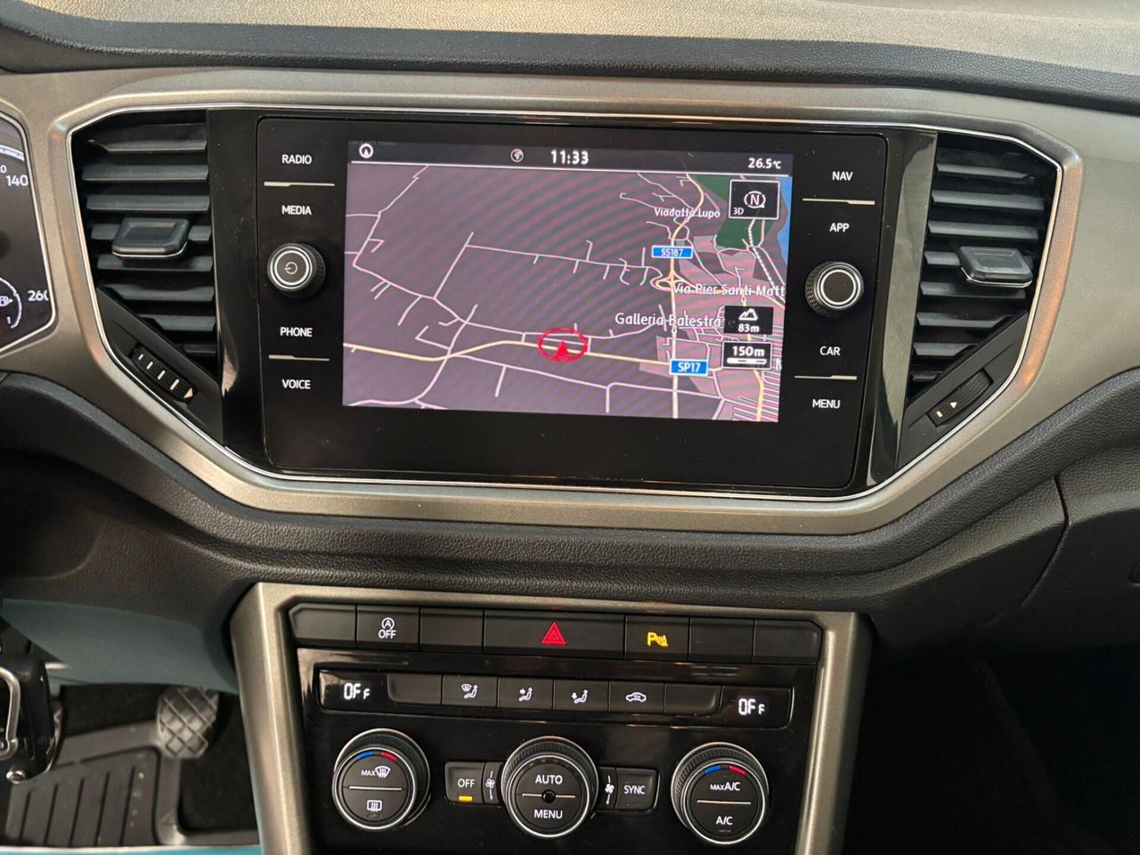 Volkswagen T-Roc 1.6 TDI Business NAVIGATORE-APP CARPLAY
