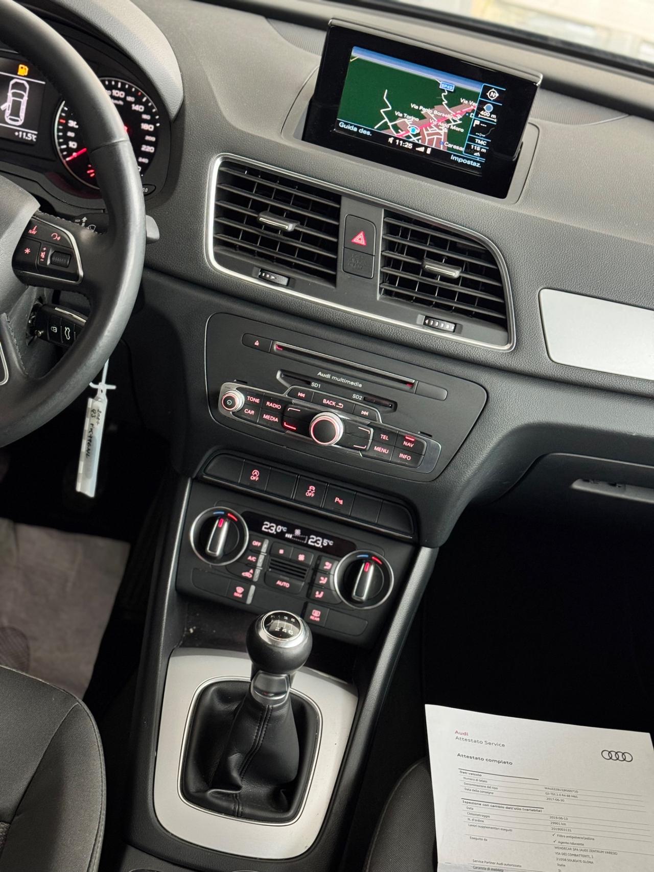 Audi Q3 2.0 TDI 120 CV Design NAVI LED EURO6