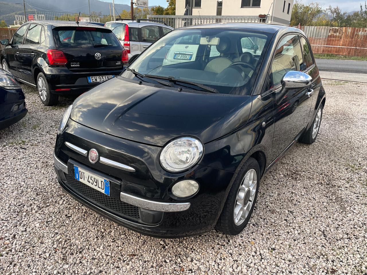 Fiat 500 1.2 BENZINA nero met. TAGLIANDO COMPLETO