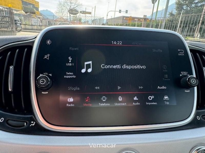 FIAT 500 1.0 Hybrid Hey Google-SENS PARK-SOLO KM 40600!NEOP!!
