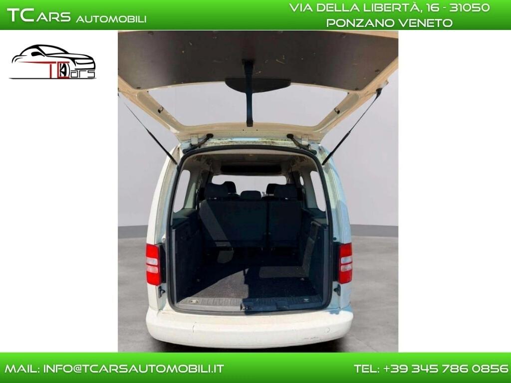VOLKSWAGEN CADDY 2.0 METANO-5 POSTI-KM CERTIFICATI