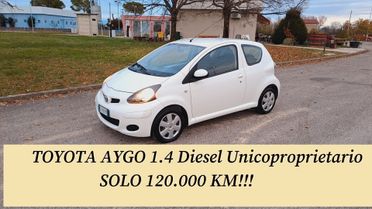 Toyota Aygo 1.4 diesel SOLO 120.000 KM UNICOPROPRIETARIO