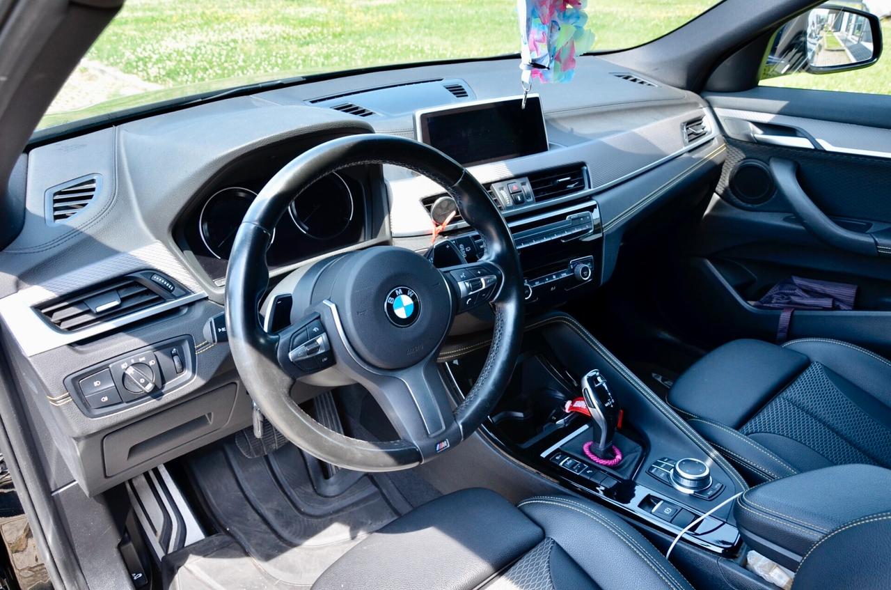 BMW X2 SDRIVE18d MSPORT 150cv AUTO, UFF ITALIANA, TUTTI SERVICE UFF BMW, EURO 6D, FARI LED, RETROCAMERA, PERMUTE