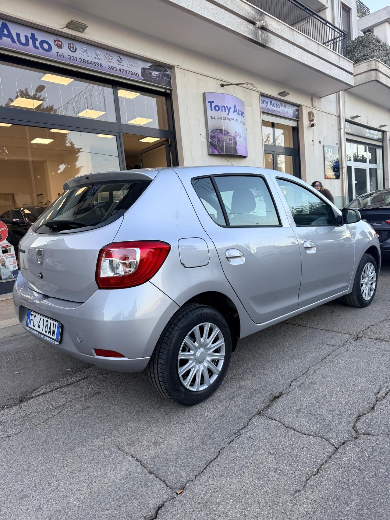 Dacia Sandero 1.2 BENZINA 2016 X NEO PATENTATI, 5 PORTE, CON NAVI,BLUETOOTH,CLIMA,KM CERTIFICATI