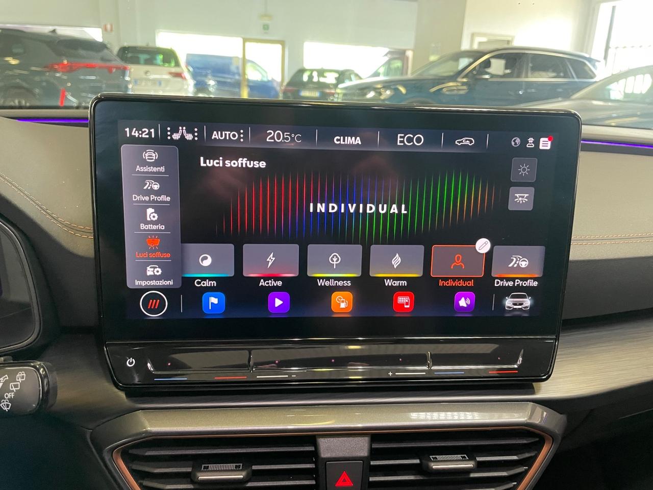 Cupra Leon 1.4 e-HYBRID 245 CV DSG VZ Tetto Sed. Sport