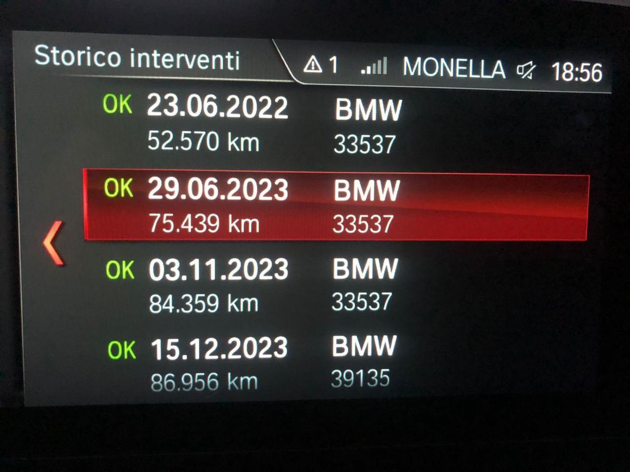 BMW 216 d Gran Tourer 7 posti PROMMO