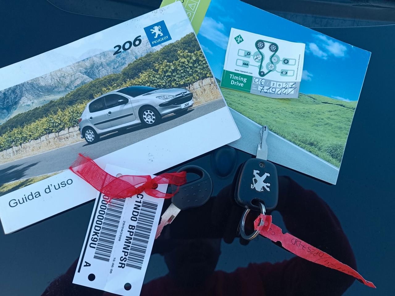 Peugeot 206 1.4 benzina garanzia
