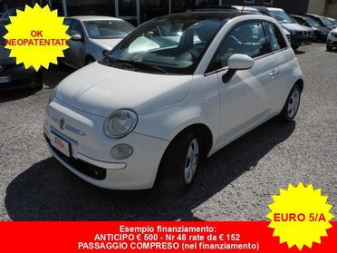 FIAT 500 1.2 8v Lounge -OK NEOPATENTATI- UNICA PROPRIETARIA