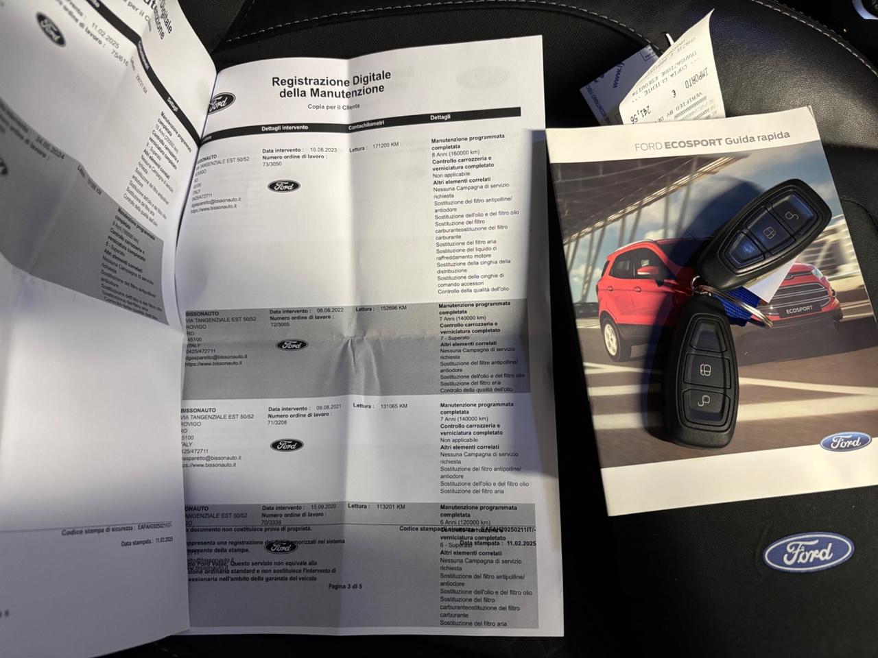 Ford EcoSport 1.5 TDCi 95 CV Titanium S GANCIO TRAINO